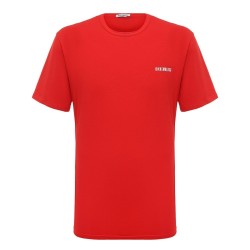 Bikkembergs PUPINO T-Shirt Maniche Corte In Cotone Rosso