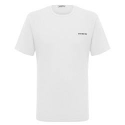 Bikkembergs PUPINO T-Shirt Maniche Corte In Cotone Bianco