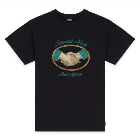 Propaganda PRTS832 Corrupt T-Shirt in Cotone Nero
