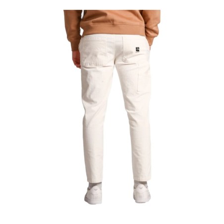 Urban Ring UR515105 Pantalone Uomo Pantalaccio a Costine Latte