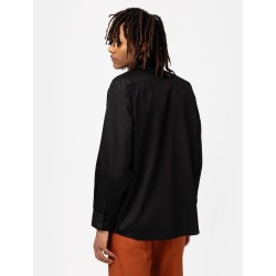 Dickies Work Shirt Camicia Misto Cotone Uomo Black 2