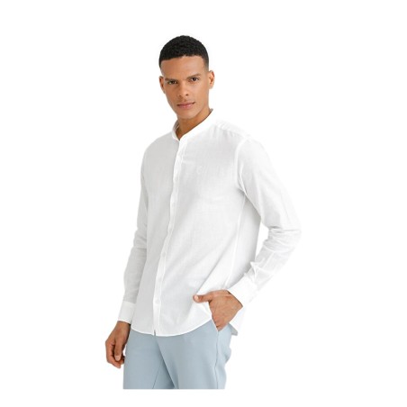 Lumberjack 808  SHIRT KOREAN COLLAR  White
