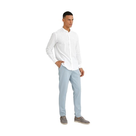 Lumberjack 808  SHIRT KOREAN COLLAR  White