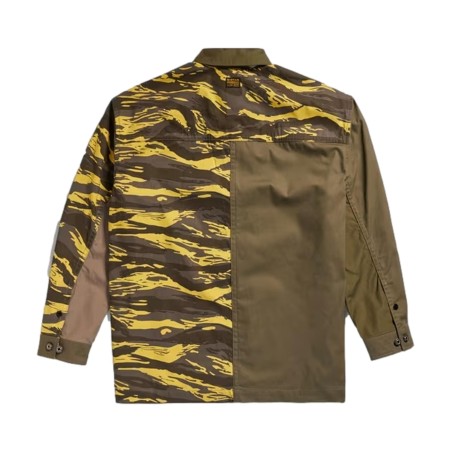 G-STAR R-3N Boxy Shirt D24297D384 Giacca Olive