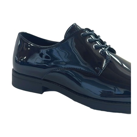 QH7 GU1809BLU Scarpe Eleganti Uomo Stringate Vernice Blu 