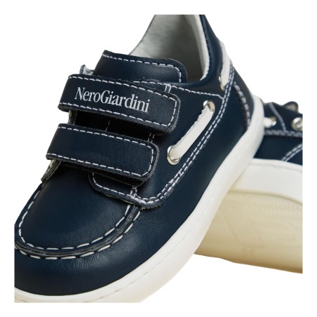 Nero Giardini E429050M Scarpe Bambino Mocassino Primi Passi Blu