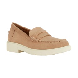 Geox D SPHERICA EC1 Mocassino Donna In Vera Pelle Nude 2