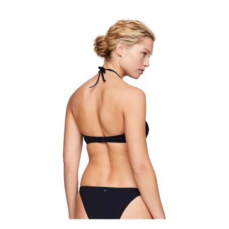 Tommy Hilfiger Swimwear UW0UW05297 Top Bikini Total Stripe A Fascia Blu