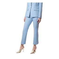 Gattinoni PA100S01 Pantalone Donna Zampa Vita Alta Elemental Blu 2
