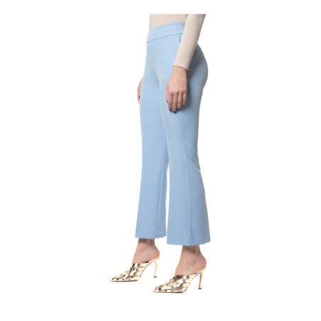 Gattinoni PA100S01 Pantalone Donna Zampa Vita Alta Elemental Blu