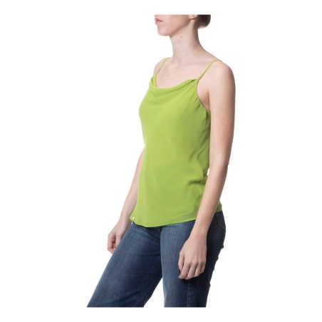 Gattinoni TO049A03U08 Donna Top Scollo Cappuccio Cyber Lime