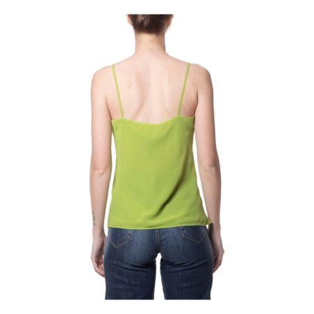 Gattinoni TO049A03U08 Donna Top Scollo Cappuccio Cyber Lime
