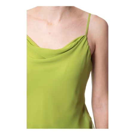 Gattinoni TO049A03U08 Donna Top Scollo Cappuccio Cyber Lime