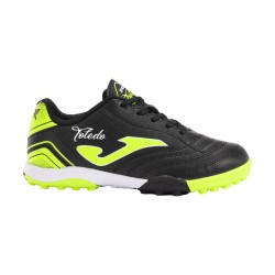 JOMA TOJW2491TF TOLEDO JR 2491  Scarpa Da Calcio Nero Verde Fluorescente