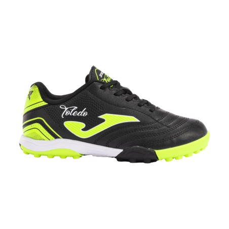 JOMA TOJW2491TF TOLEDO JR 2491  Scarpa Da Calcio Nero Verde Fluorescente