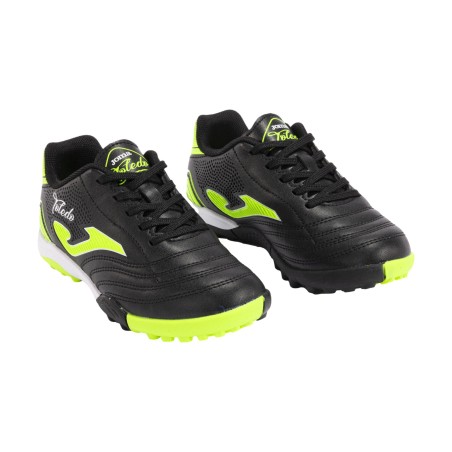 JOMA TOJW2491TF TOLEDO JR 2491  Scarpa Da Calcio Nero Verde Fluorescente