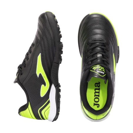 JOMA TOJW2491TF TOLEDO JR 2491  Scarpa Da Calcio Nero Verde Fluorescente