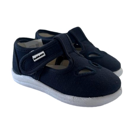 Balducci MSPO 4700 Scarpe in Tessuto per Bambino Occhi di Bue Blu
