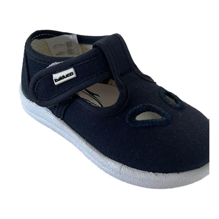 Balducci MSPO 4700 Scarpe in Tessuto per Bambino Occhi di Bue Blu