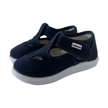 Balducci MSPO 4700 Scarpe in Tessuto per Bambino Occhi di Bue Blu