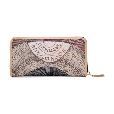 Gattinoni Planetarium BIGPL6454WPQ003 L Zip Wallet Watercolor Beige