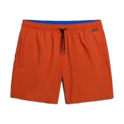 NAPAPIJRI NP0A4HRZA621 HALDANE Costume Mare Piscina Bagno Short Arancione