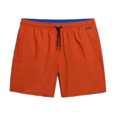 NAPAPIJRI NP0A4HRZA621 HALDANE Costume Mare Piscina Bagno Short Arancione