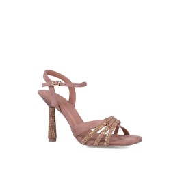 Menbur 25393 LIFTHRASIR Scarpe Donna Sandali Gioiello Tacco Alto Nude 2