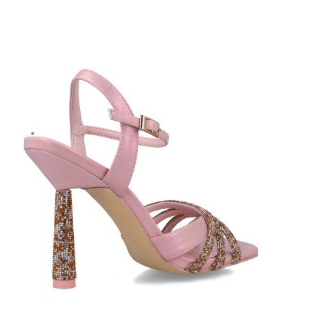 Menbur 24790 NAHALENNIA Scarpe Donna Sandali Gioiello Tacco Alto Nude