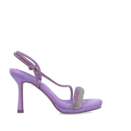 Menbur 24804 NERIO Scarpe Donna Sandali Gioiello Tacco Alto Lilac