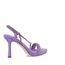Menbur 24804 NERIO Scarpe Donna Sandali Gioiello Tacco Alto Lilac 2