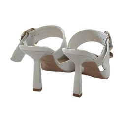 Love to Love Gai Mattiolo BET-2 Decollete Scalzato con Tacco Alto Bianco 2