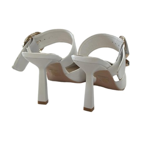 Love to Love Gai Mattiolo BET-2 Decollete Scalzato con Tacco Alto Bianco