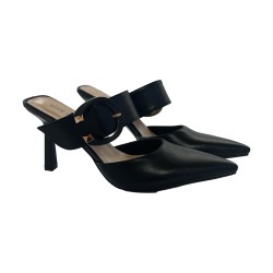 Love to Love Gai Mattiolo BET-2 Decollete Scalzato con Tacco Alto Nero