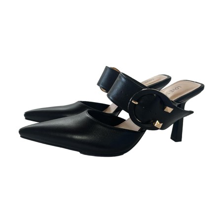 Love to Love Gai Mattiolo BET-2 Decollete Scalzato con Tacco Alto Nero