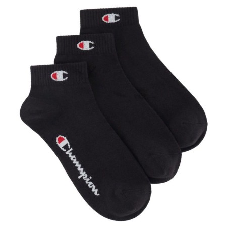 Champion U20099KK001 Socks Calze Unisex 3Pk  Nero