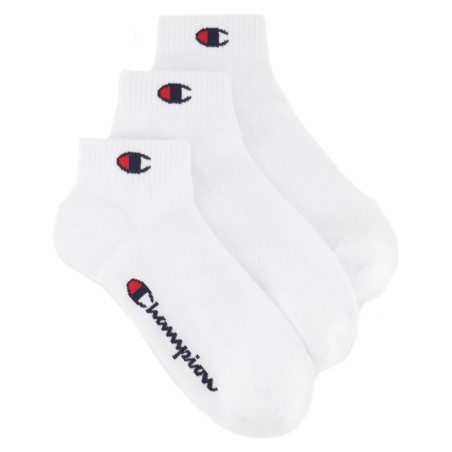 Champion U20099WW001 Socks Calze Unisex 3Pk  Bianco