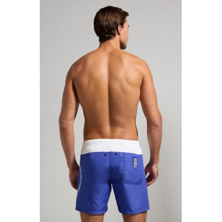 BIKKEMBERGS BKK3MBM02 Costume  Pantaloncino Medio Uomo Blu