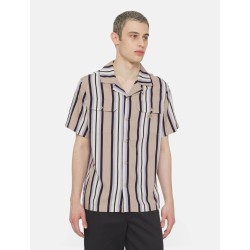 Dickies Forest Shirt Camicia Manica Corta Misto Cotone Uomo Viola 