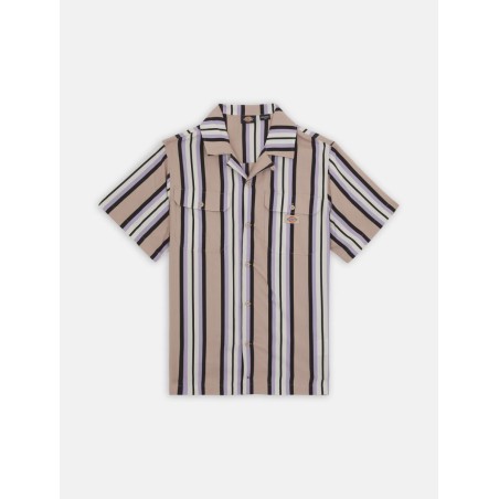 Dickies Forest Shirt Camicia Manica Corta Misto Cotone Uomo Viola 