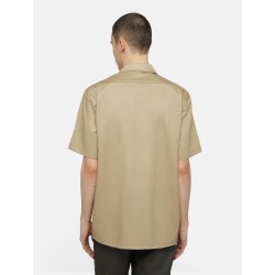 Dickies WORK SHIRT SS REC Camicia Manica Corta Misto Cotone Uomo Khaki 2