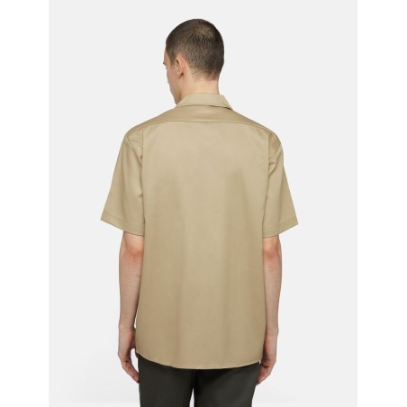 Dickies WORK SHIRT SS REC Camicia Manica Corta Misto Cotone Uomo Khaki