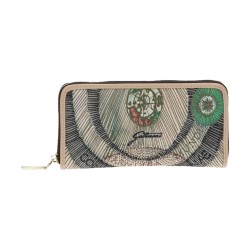 Gattinoni Planetarium Maya BIGMX8094 003 Portafogli Tessuto Watercolor Beige