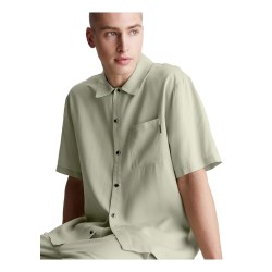 Calvin Klein 000NM2591E Set Camicia e Bermuda Moss Grey 2
