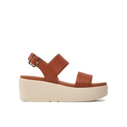 Geox D XAND VIT.LISCIO Sandali Donna In Vera Pelle Con Cinturino Cuoio 2