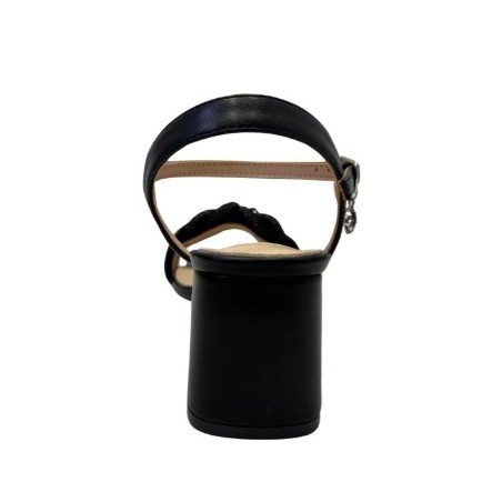Gold & Gold GP666 Scarpe Sandali Donna con Cinturino Nero