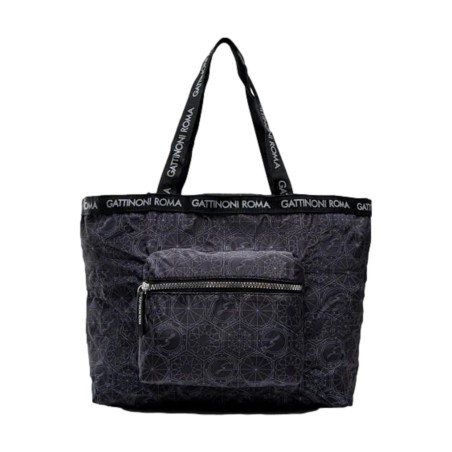 Gattinoni Roma BENTF8071WIP005 Borsa Teodosia Easy Hobo Richiudibile Black