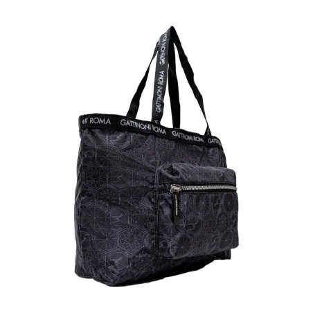 Gattinoni Roma BENTF8071WIP005 Borsa Teodosia Easy Hobo Richiudibile Black
