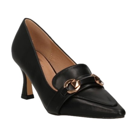 Gold & Gold GD116 Scarpe Donna Décolleté Con Accessorio Nero