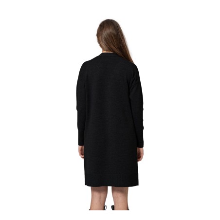 Gattinoni GK04 Cardigan Basic Donna con Scollo a V Lungo Nero